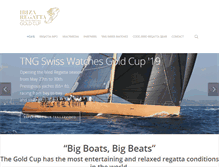 Tablet Screenshot of ibizaregattagoldcup.com